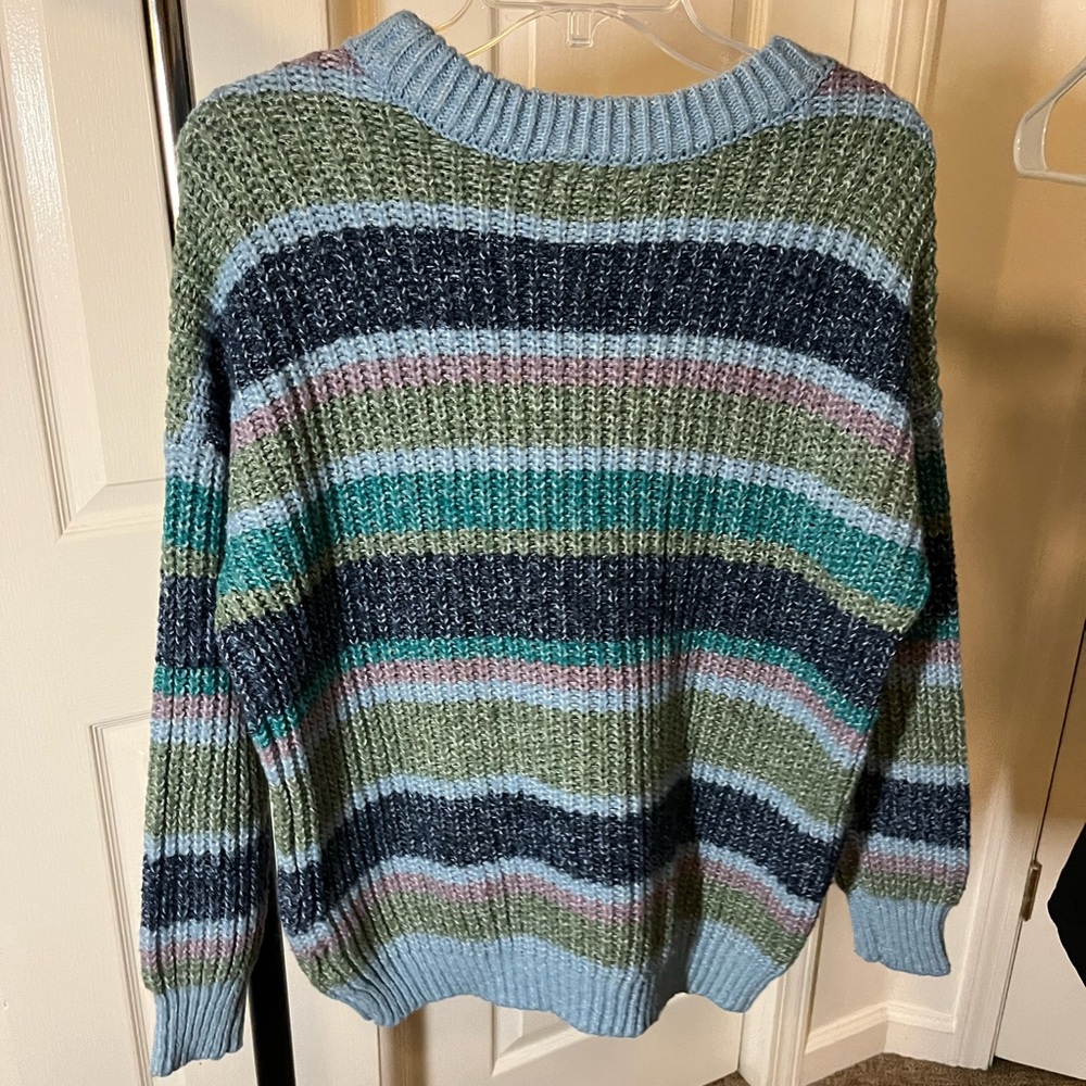 SO Multicolored Striped Sweater